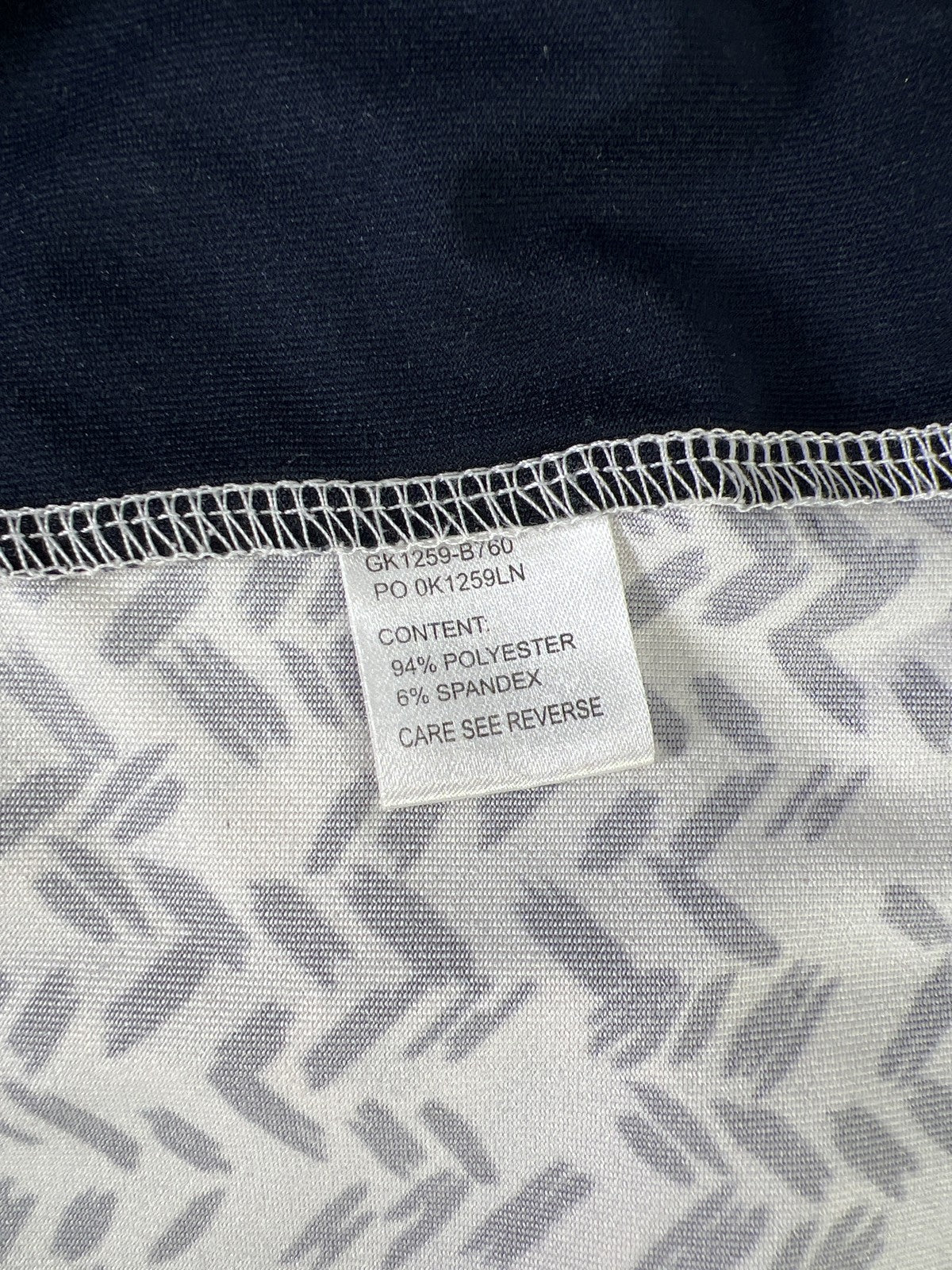 TAIL Women’s White & Blue White Label 1/4 Sleeve Sleeveless Shirt - L