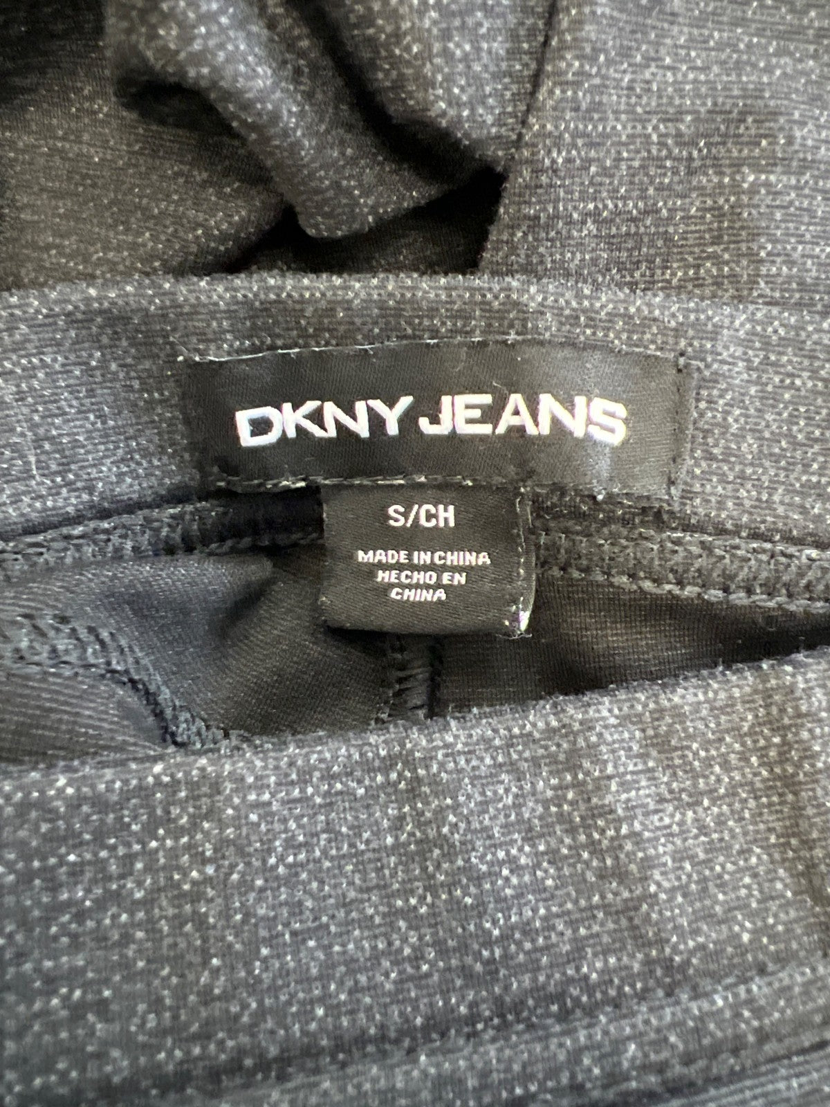 DKNY Women’s Black/Gray Pull On Ponte Legging Pants - S