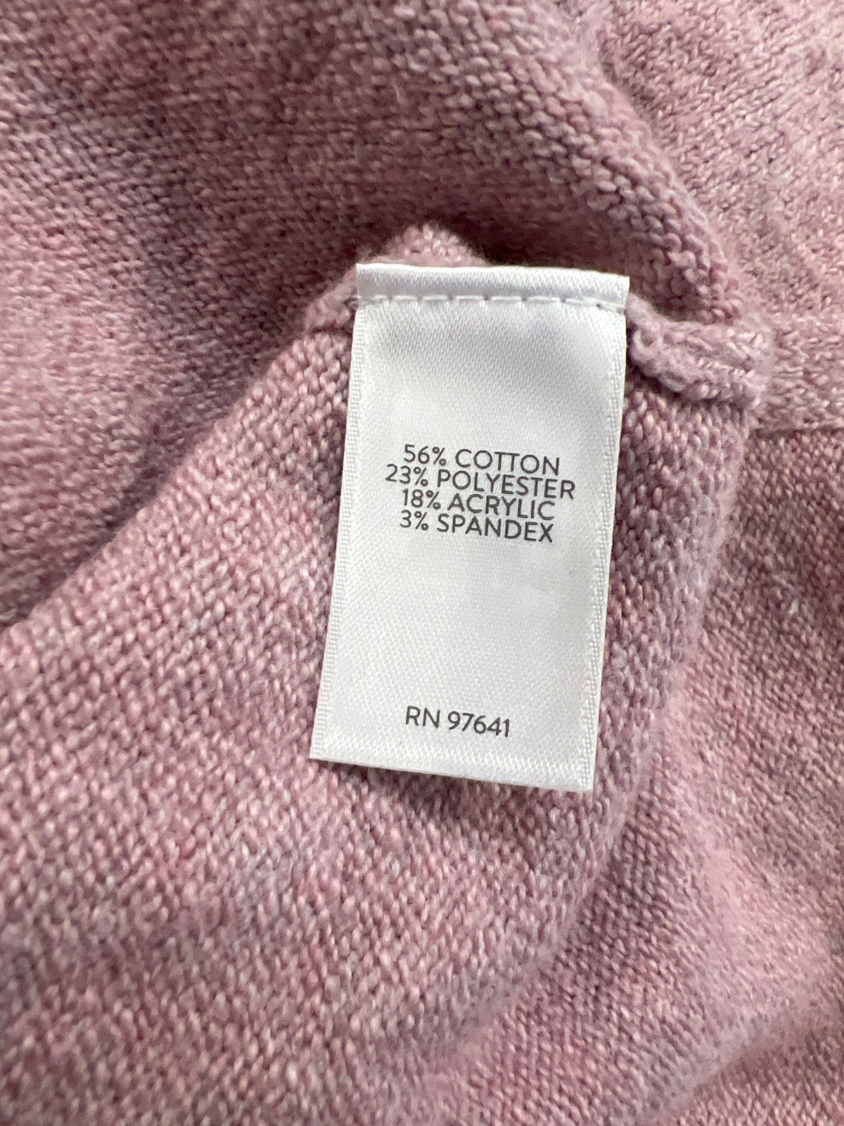 J.Jill Women’s Pink 1/2 Sleeve V-Neck Pullover Sweater - L