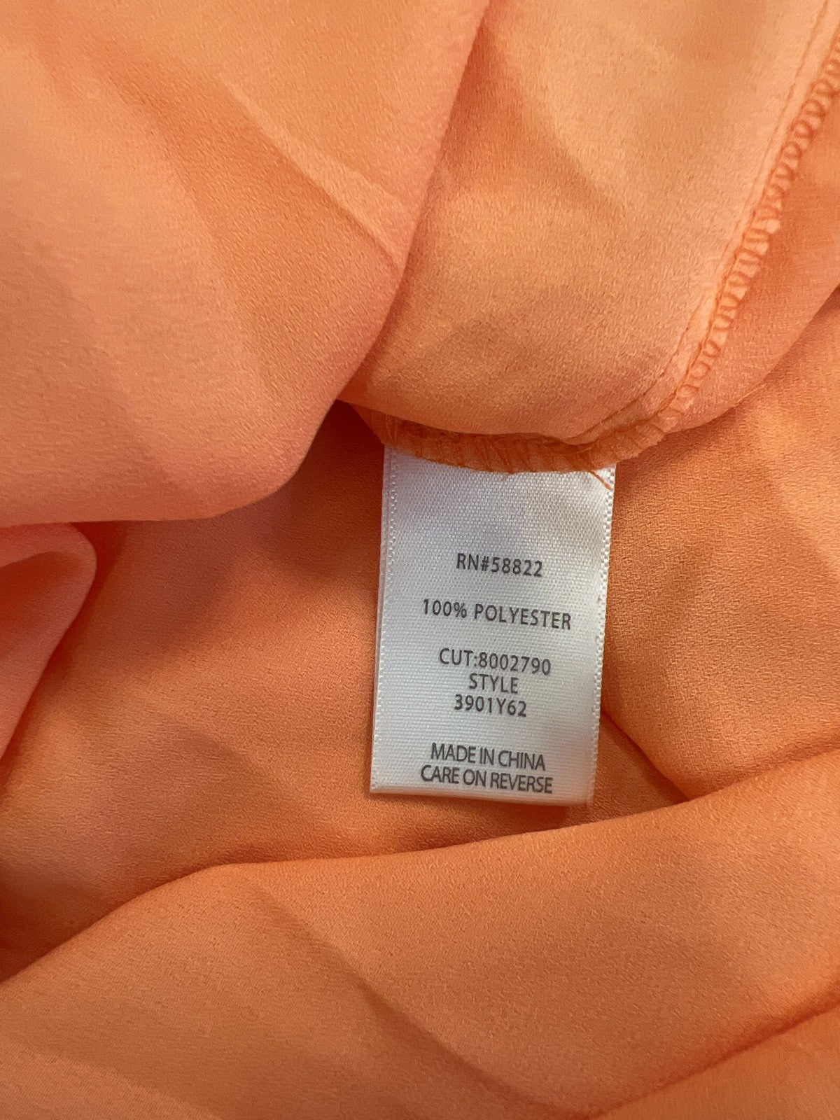 Max Studio Women’s Orange/White Floral 3/4 Sleeve Sundress - XS