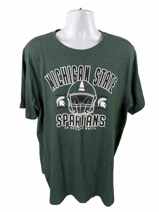 NEW Colosseum Men's Green Michigan State Spartans T-Shirt - XL