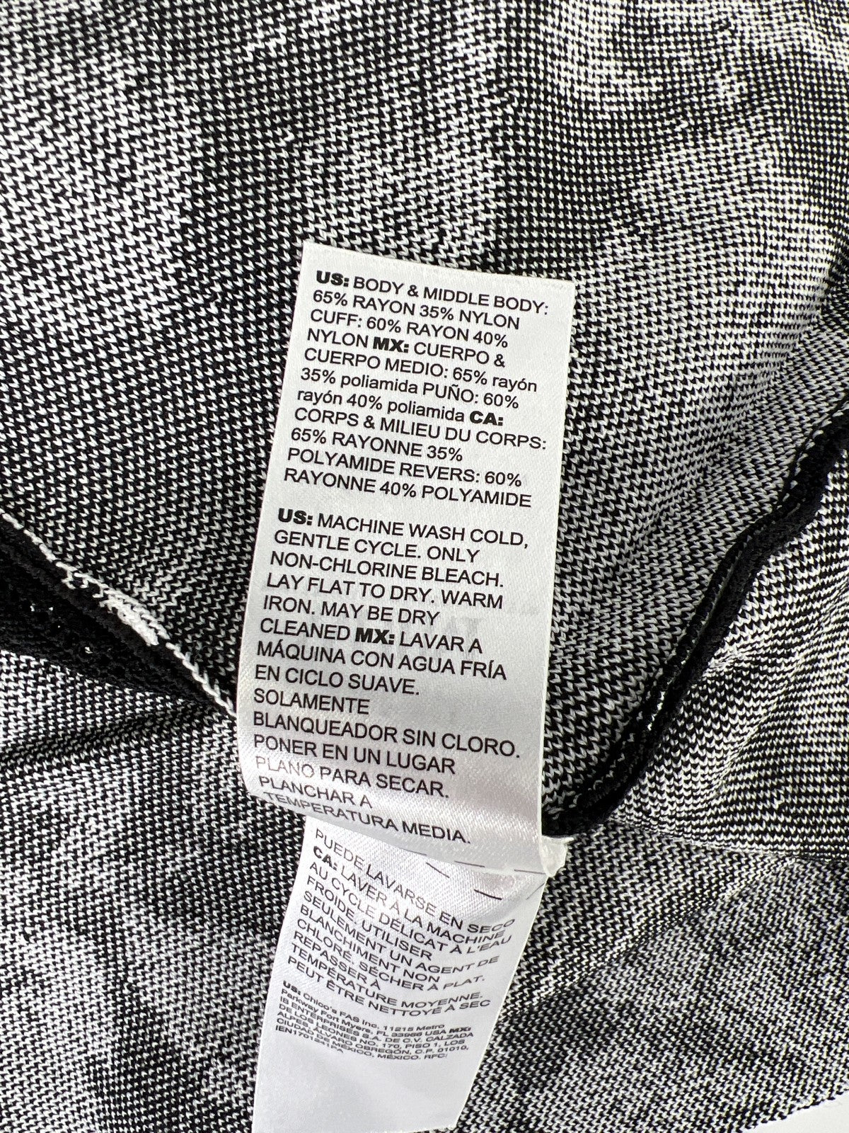 White House Black Market Women’s Black/White Floral Sleeveless Knit Tank Top - S