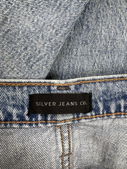 Silver Jeans Women's Light Wash Highly Desirable Straight Jeans - 30