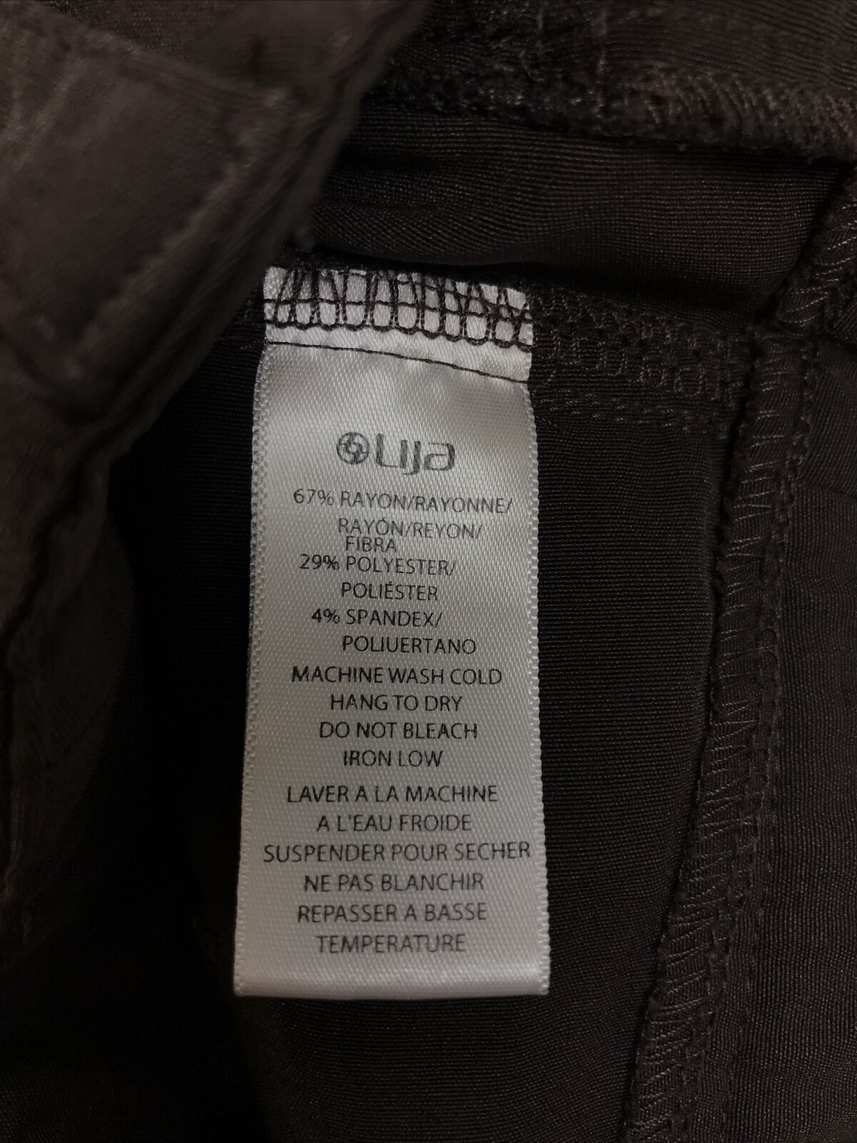 Lija Women's Brown Stretch Bermuda Shorts w/ Pockets - 4