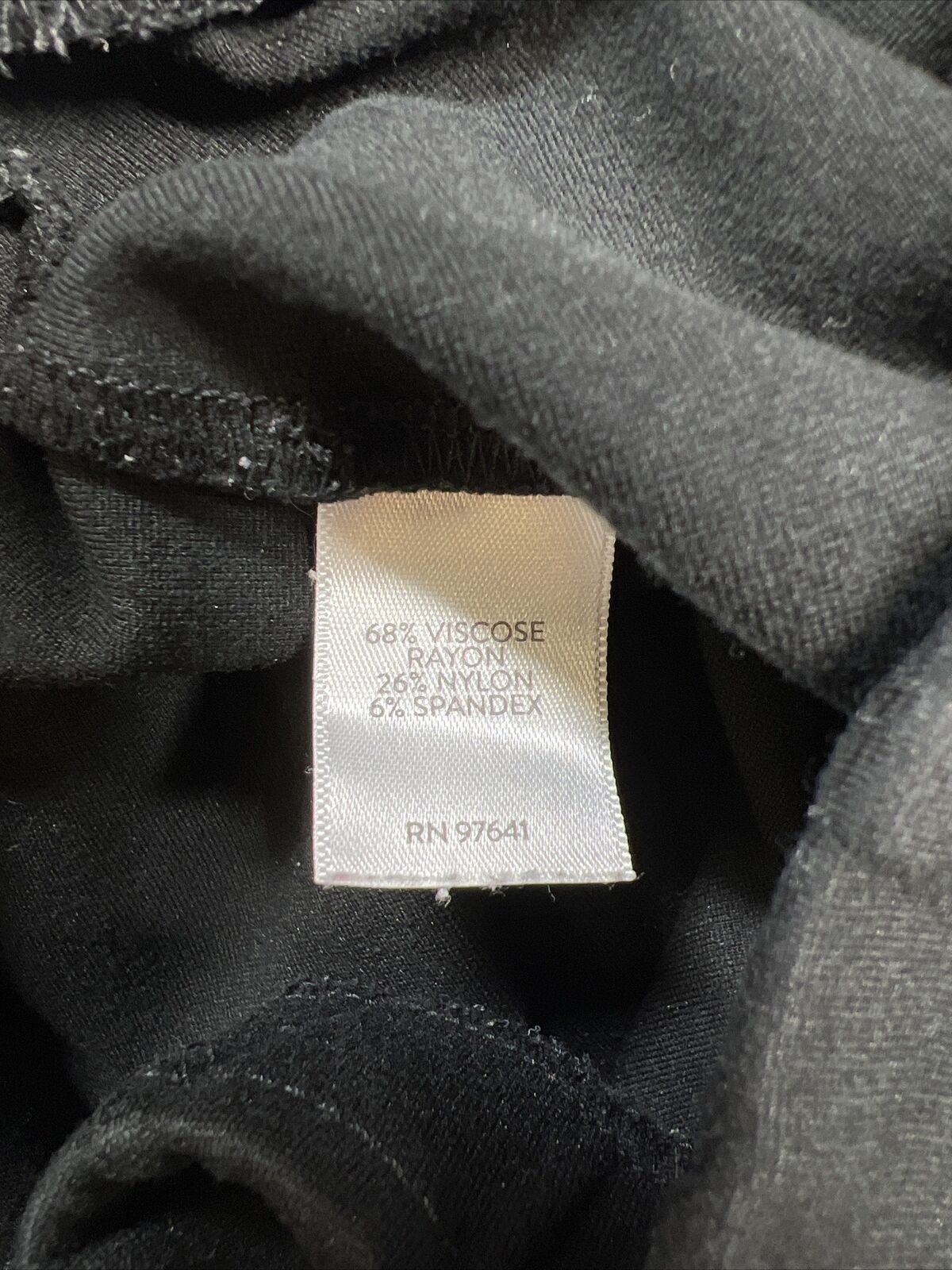 J. Jill Women's Black Cotton Ponte Casual Leggings - S