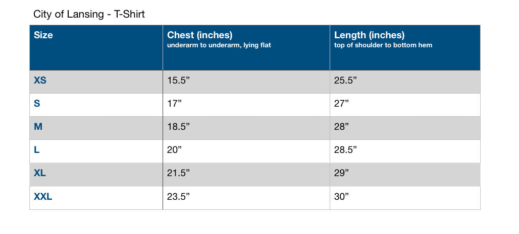 City of Lansing Official Branded - Unisex Black T-Shirt - Bella Canvas