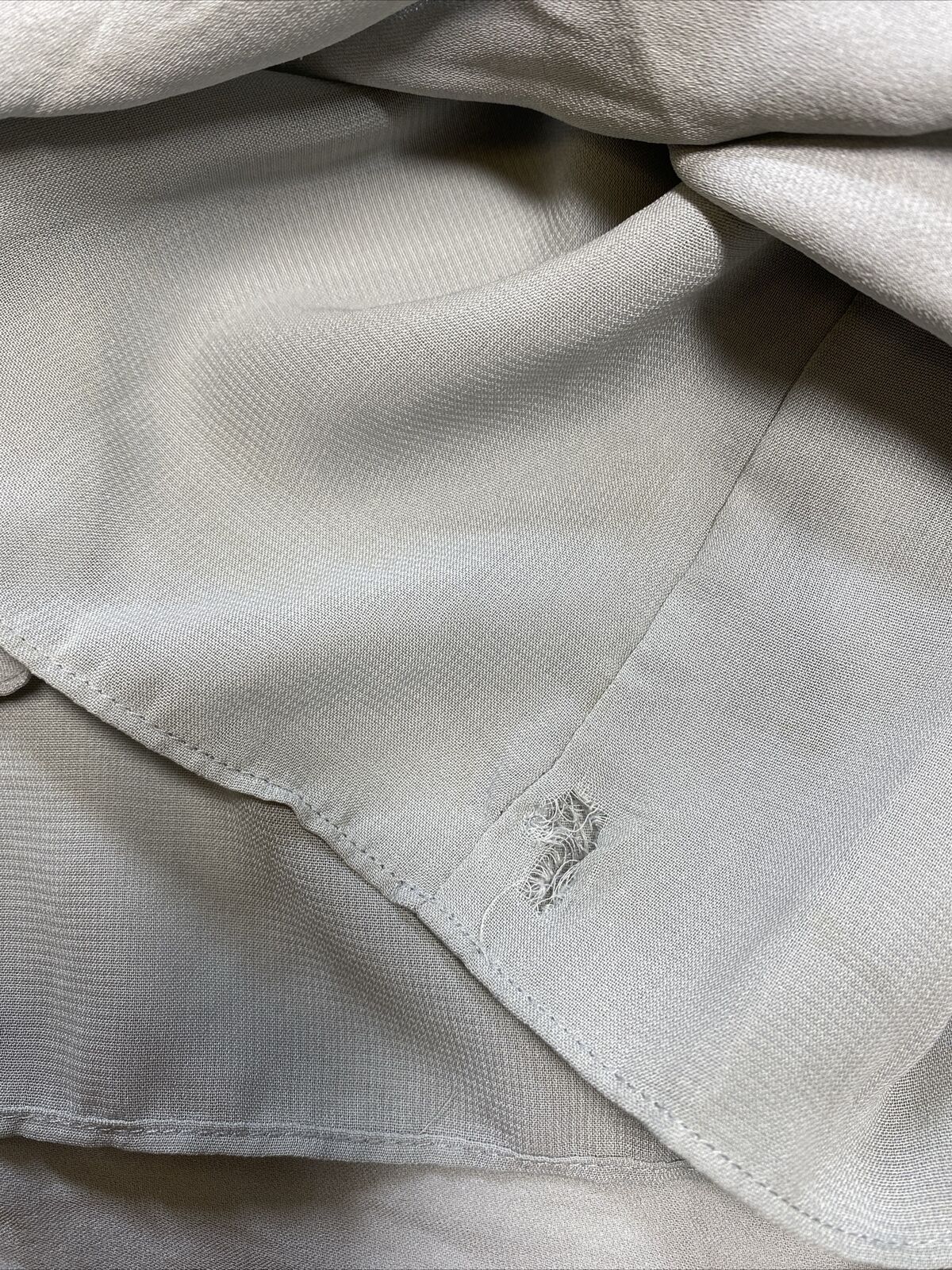 NEW Banana Republic Women's Gray Silk Layered Shift Dress - 8