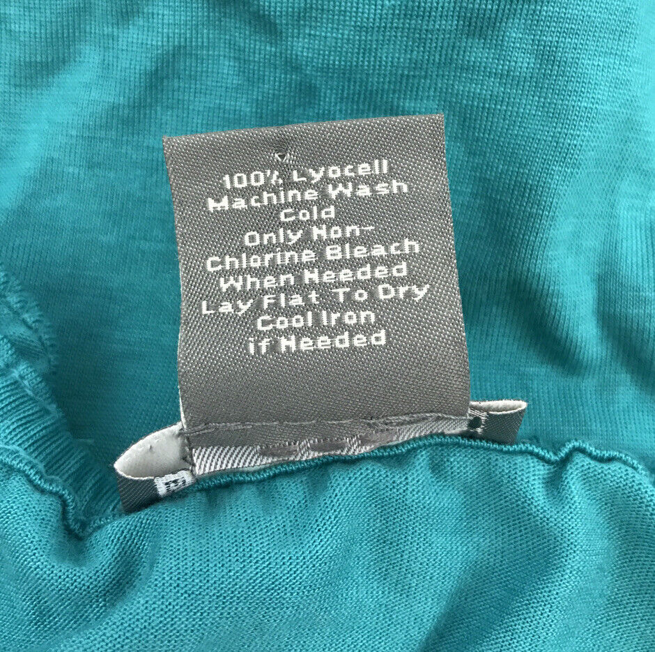 Ann Taylor Women's Blue Ruffle Trim Tie Front Sleeveless Blouse Sz PS