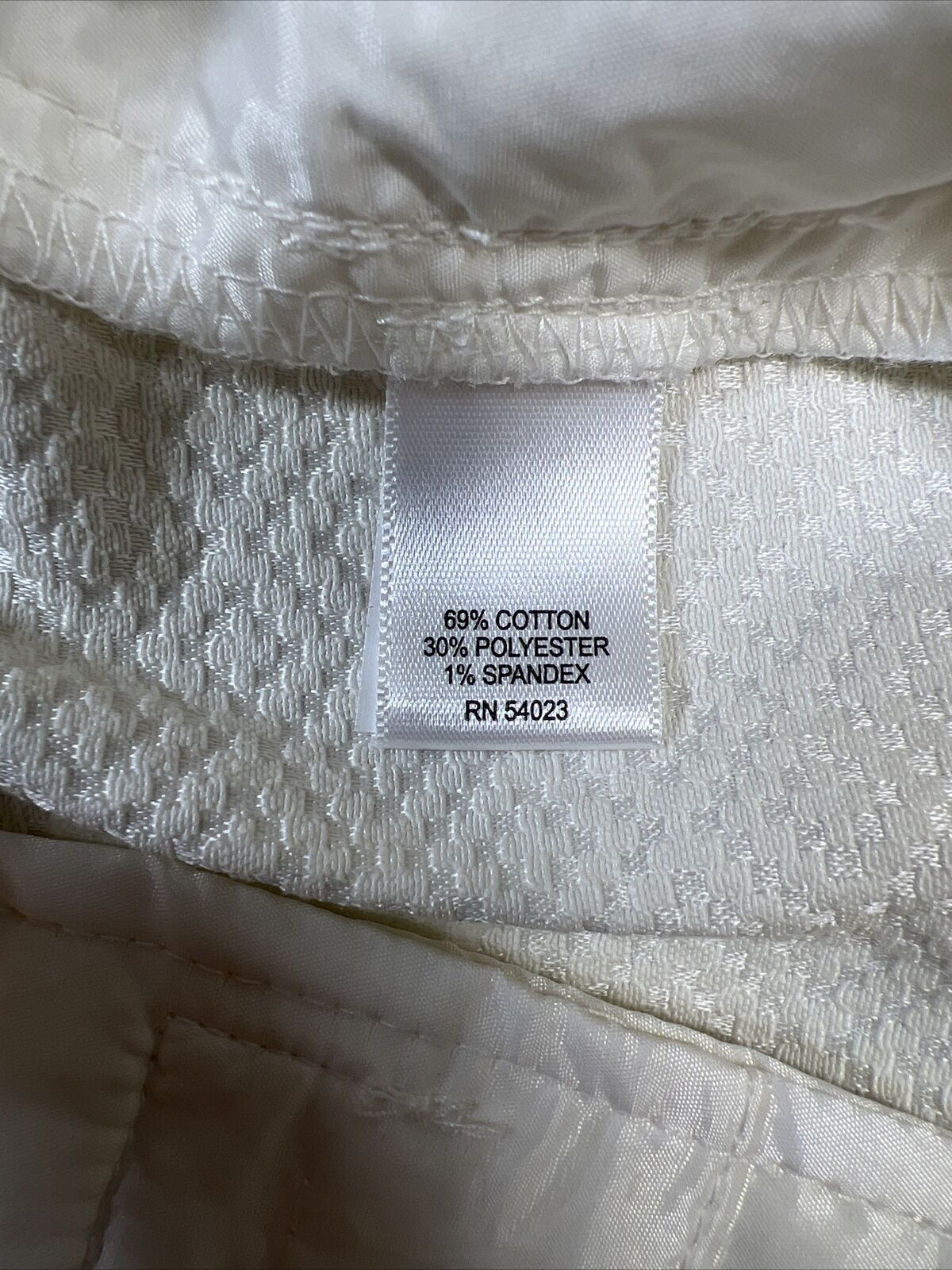 NEW Banana Republic Womens White/Ivory Textured Straight Dress Pants - 14