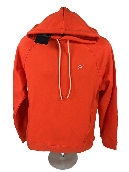 NEW Fabletics Men's Orange The Go To Hoodie Sweatshirt - S
