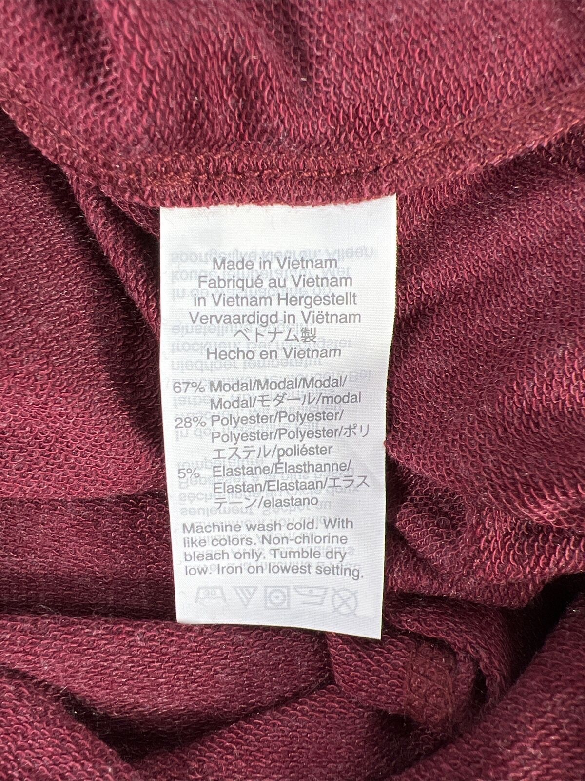 NEW J.Crew Women's Burgundy Supercomfy Long Sleeve T-Shirt - S