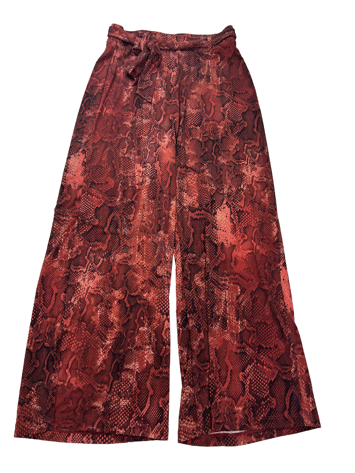 White House Black Market Women's Red Print Wide Leg Pants - XS Short – The  Resell Club