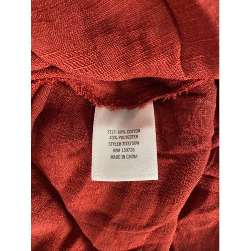 NEW Blue Rain Women's Red Bell Sleeve Blouse Top Sz XS image 4