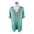 J.Jill Women’s Blue Short Sleeve Thin Knit Sweater - S Petite