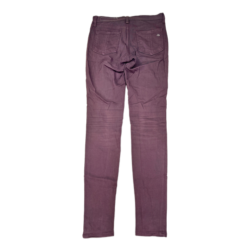 Rag and Bone Women’s Dark Purple Legging Zipper Ankle Pants - 26 image 2