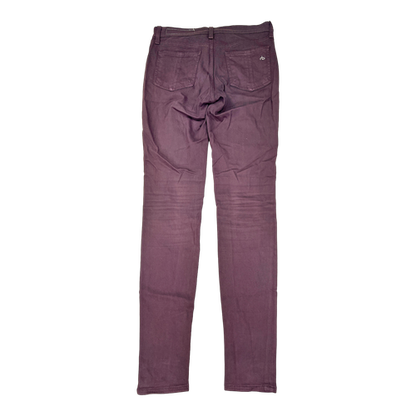 Rag and Bone Women’s Dark Purple Legging Zipper Ankle Pants - 26 image 2