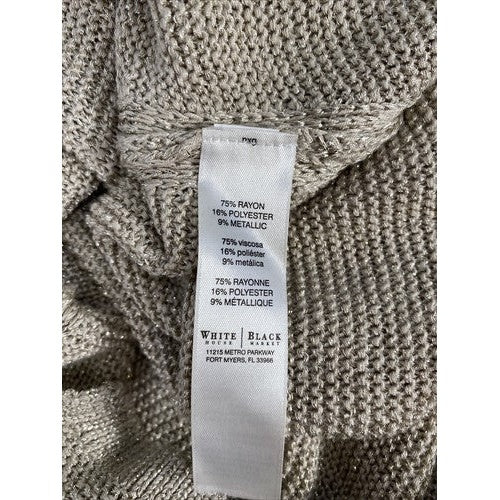 White House Black Market Women's Gold Sleeveless Sweater Sz XS image 4