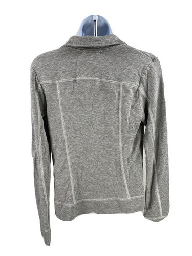 Trouble at the Mill Women's Gray Made in USA Full Zip Sweatshirt Sz S image 2