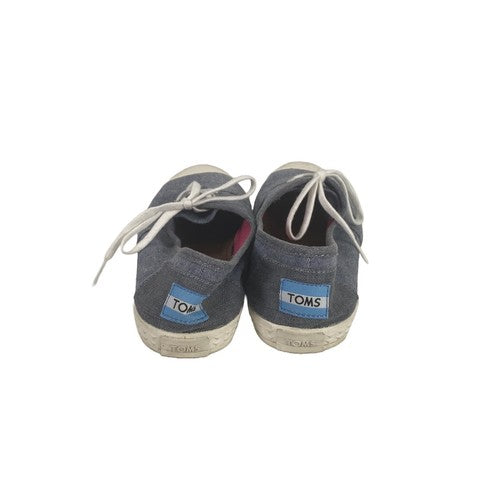 Toms Girls Youth Blue Fabric Zuma K Low Top Sneakers Shoes - 4 image 4