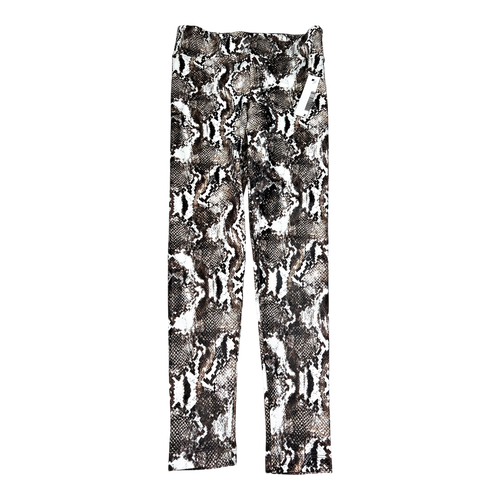 NEW Kodak Women’s Brown/White Shinny Snake Print Leggings - S