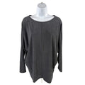 White House Black Market Women's Black Sandwash Dolman Tunic T-Shirt -XXS