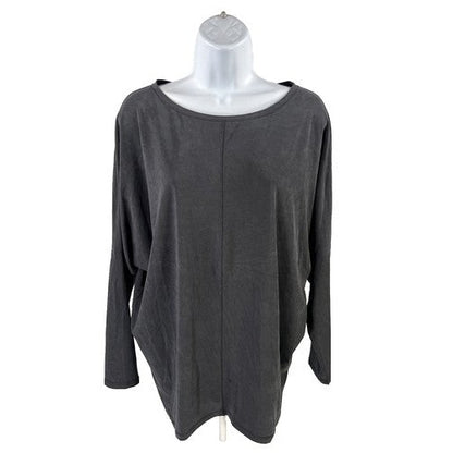 White House Black Market Women's Black Sandwash Dolman Tunic T-Shirt -XXS