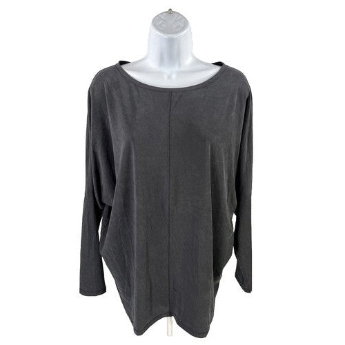 White House Black Market Women's Black Sandwash Dolman Tunic T-Shirt -XXS
