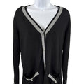 NEW Verve Ami Women's Black Long Sleeve Cardigan Sweater - S