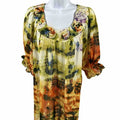 NEW Christopher and Banks Women's Multicolor Sheer Tie Dye Blouse - M