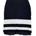 White House Black Market Women's Black Lined Straight Skirt - 0