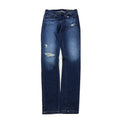 BlankNYC Women's Dark Wash Distressed Skinny Stretch Jeans - 25