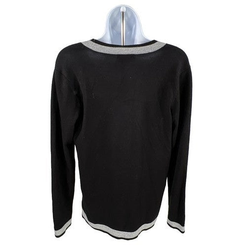 NEW Verve Ami Women's Black Long Sleeve Cardigan Sweater - S image 2