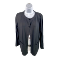 J.Jill Wearever Collection Women’s Black 2 Button Cardigan - S Petite