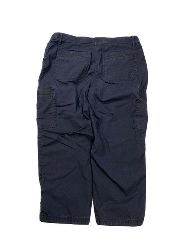 Chico's Women's Navy Blue Cargo Cropped Pants - Petite 0.5/US 6P image 2