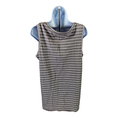 NEW Gear Women’s Gray Ole Miss Mississippi Striped Tank Top - M image 2