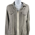 Trouble at the Mill Women's Gray Made in USA Full Zip Sweatshirt Sz S