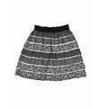 White House Black Market Women's Black Tiered Skirt - XXS