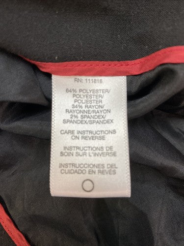 Michael Kors Women's Black Polyester Lined Straight Skirt Sz 4 image 4