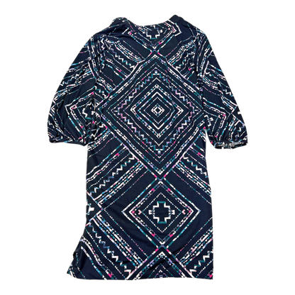 Banana Republic Women’s Black 3/4 Sleeve Geometric Shift Dress - S image 2