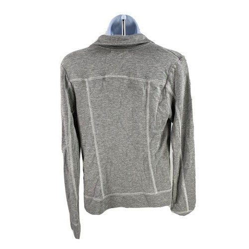 Trouble at the Mill Women's Gray Made in USA Full Zip Sweatshirt Sz S image 2