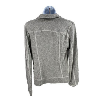 Trouble at the Mill Women's Gray Made in USA Full Zip Sweatshirt Sz S image 2