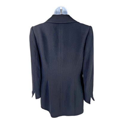 Ellen Tracy Women’s Black Long Sleeve Button Up Coat - 4 image 2
