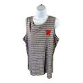 NEW Gear Women’s Gray Ole Miss Mississippi Striped Tank Top - M