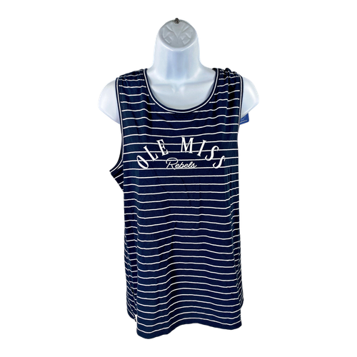 NEW Gear Women’s Navy Blue Ole Miss Rebels Tank Top - M