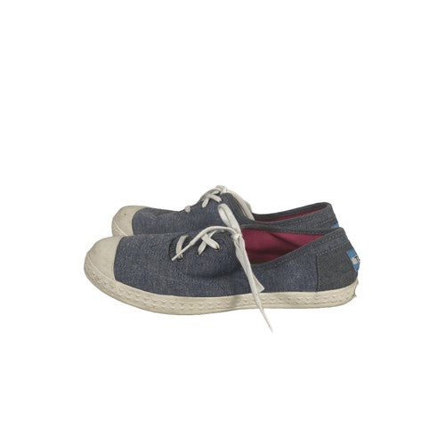 Toms Girls Youth Blue Fabric Zuma K Low Top Sneakers Shoes - 4 image 5