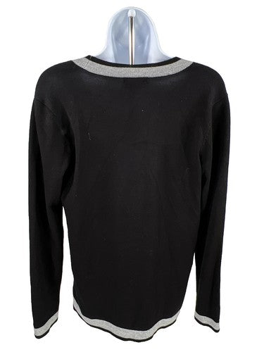 NEW Verve Ami Women's Black Long Sleeve Cardigan Sweater - S image 2