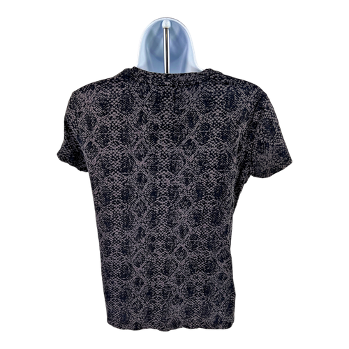 Athleta Women’s Black Daily Snake Print Short Sleeve T-Shirt - S image 2
