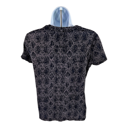 Athleta Women’s Black Daily Snake Print Short Sleeve T-Shirt - S image 2