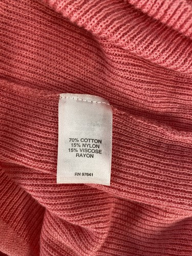 J.Jill Women's Pink Long Sleeve Thin Knit Sweater - S image 4