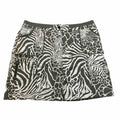 Chico's Women's Green/White Lightweight Skirt - 3/16
